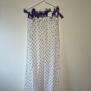 Two Pottery Barn Teen Sheer Curtains